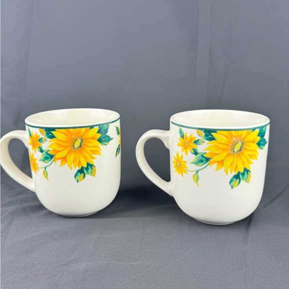 Thomson Pottery 5x Sunflower Ceramic Mugs - Picture 8 of 14